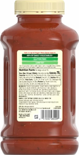 Prego® Three Cheese Pasta Sauce Perspective: back
