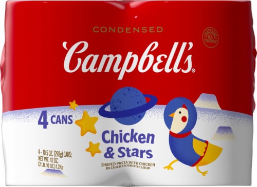 Campbell's® Condensed Kids Chicken and Stars Soup Can Perspective: back