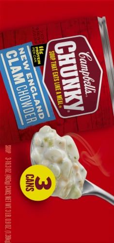 Campbell's Chunky New England Clam Chowder Perspective: back