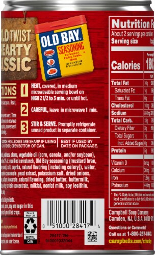 Campbell's® Chunky OLD BAY® Seasoned Clam Chowder Perspective: back