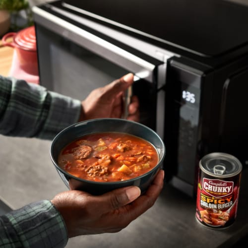 Cambell's® Chunky® Spicy Sirloin Burger Soup Perspective: back