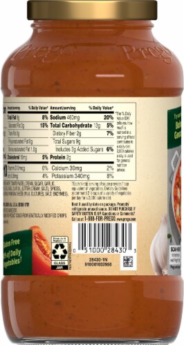 Prego® Creamy Tomato Basil Italian Sauce Perspective: back