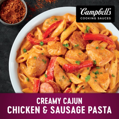 Campbell's® Creamy Cajun Sauce Cooking Sauce Perspective: back