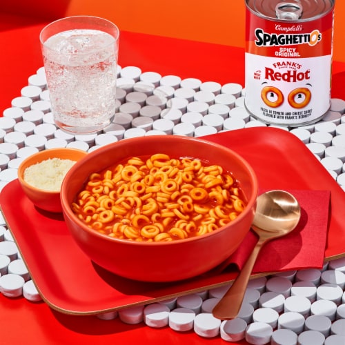 Campbell's Franks SpaghettiOs Canned Pasta, 15.6 Oz.