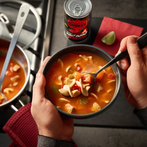 Campbell's® Chunky® Ghost Pepper Chicken Noodle Soup Perspective: back