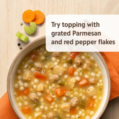 Campbell's® Homestyle Italian-Style Chicken Soup With Turkey Meatballs Perspective: back