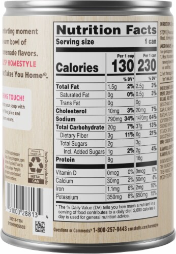 Campbell's® Homestyle Caribbean-Style Jerk Chicken Soup Perspective: back