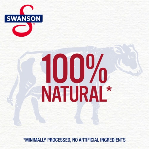 Swanson 100% Natural Spicy Beef Broth Perspective: back