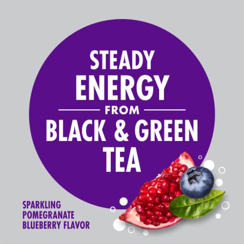 V8 Plus Energy Pomegranate Blueberry Sparkling Energy Drink Perspective: back