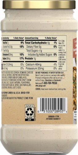 Prego® Garlic & Caramelized Onion Alfredo Sauce Perspective: back