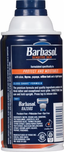 Barbasol® Sensitive Skin Shaving Cream Perspective: back