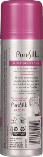 Pure Silk® Raspberry Mist Moisturizing Shave Cream Perspective: back