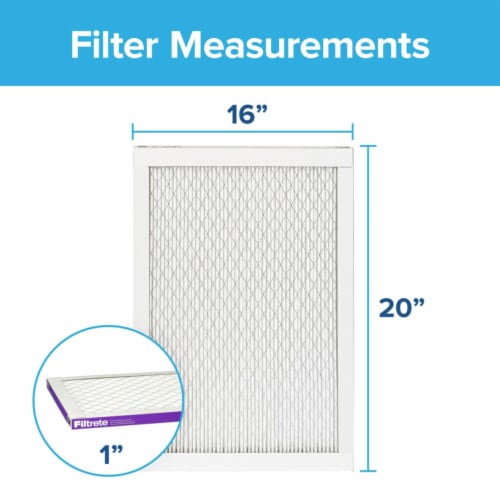 Filtrete™ High Performance Furnace AC Air Filter 1500 MPR Perspective: back