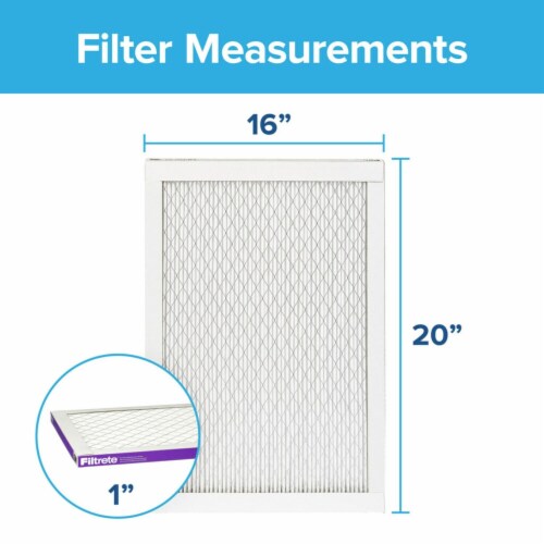Filtrete™ High Performance Furnace AC Air Filter 1500 MPR Perspective: back