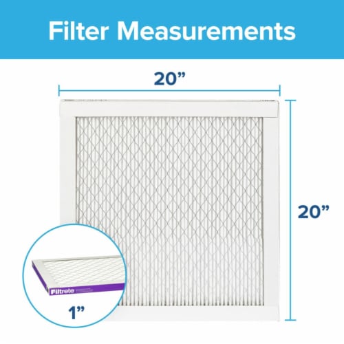 Filtrete™ Allergen Bacteria & Virus Furnace AC Air Filter 1500 MPR Perspective: back