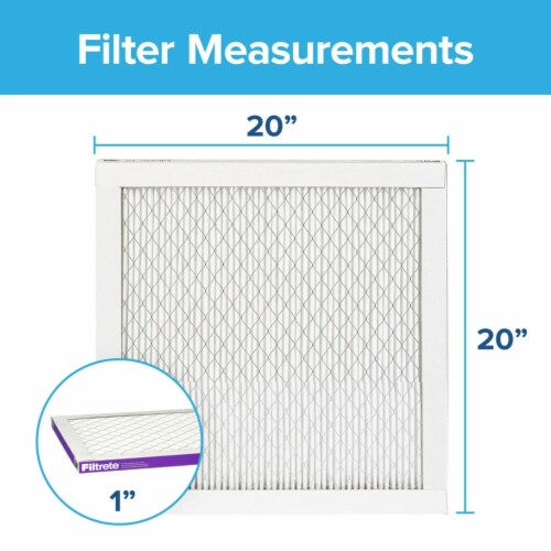 Filtrete™ Allergen Bacteria & Virus Furnace AC Air Filter 1500 MPR Perspective: back