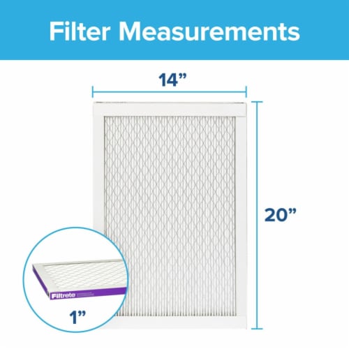 Filtrete™ High Performance Furnace AC Air Filter 1500 MPR Perspective: back