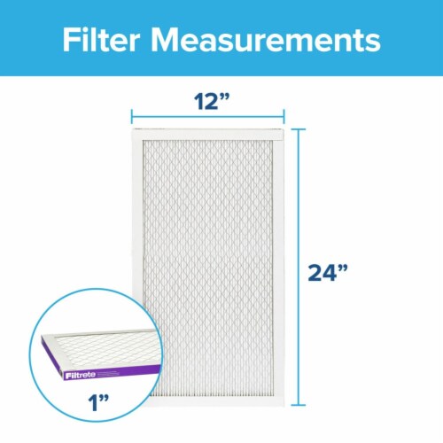 Filtrete™ Allergen Bacteria & Virus Furnace AC Air Filter 1500 MPR Perspective: back