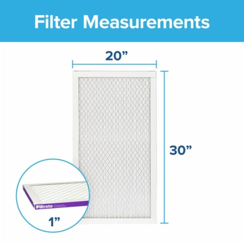 Filtrete™ Allergen Bacteria & Virus Furnace AC Air Filter 1500 MPR Perspective: back