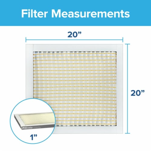Filtrete™ Basic Dust and Lint Furnace AC Air Filter 300 MPR Perspective: back