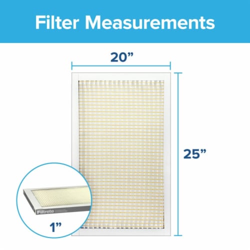 Filtrete™ Basic Dust & Lint Furnace AC Air Filter 300 MPR Perspective: back