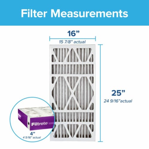 Filtrete™ Ultra Allergen Reduction Deep Pleat Furnace AC Filter 1550 MPR Perspective: back