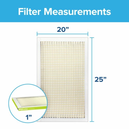Filtrete™ Pollen Furnace AC Air Filter 600 MPR Perspective: back