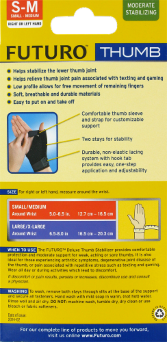 Futuro™ Deluxe Small/Medium Thumb Stabilizer Perspective: back