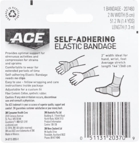 Ace™ 2 inch Self-Adhering Elastic Bandage Perspective: back