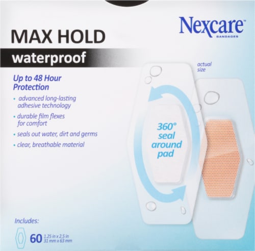 Nexcare™ Max Hold Waterproof Bandages Perspective: back