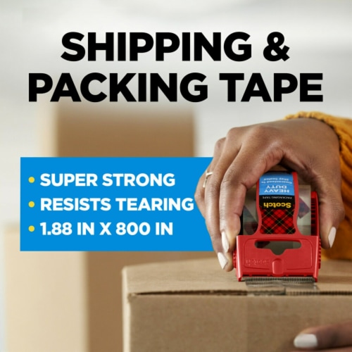 Scotch® Shipping Heavy Duty Packing Tape Perspective: back