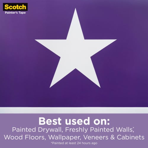 Scotch® Delicate Serface Painter's Tape - Purple Perspective: back