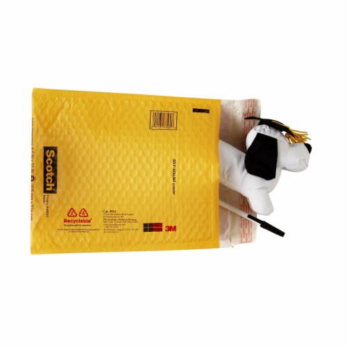 Scotch® Size 2 Plastic Bubble Mailer Perspective: back