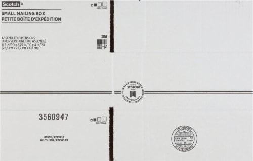 Scotch™ Mailing Box Perspective: back
