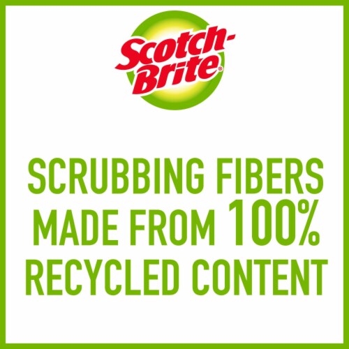 Scotch-Brite® Blue Non-Scratch Scrub Sponges Perspective: back