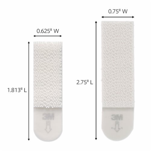 Command™ Small and Medium Picture Hanging Strips Value Pack - White Perspective: back