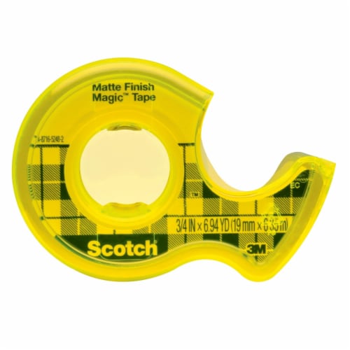 Scotch® Matte Finish Magic™ Tape - Clear Perspective: back