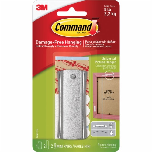 Command™ Damage-Free Universal Picture Hanger Set Perspective: back