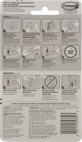 Command™ Traditional Medium Hooks Perspective: back