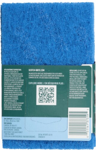 Scotch-Brite® Zero Scratch Scour Pads Perspective: back