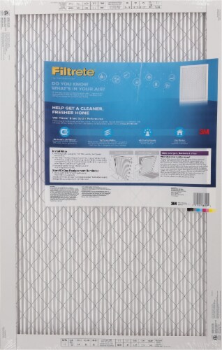 3M Filtrete Allergen Bacteria & Virus Air Filter Perspective: back
