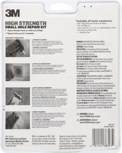 3M Patch Plus Primer Wall Repair Kit Perspective: back