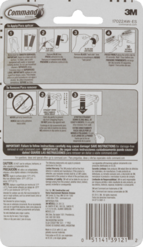 3M Command® Outdoor Small Foam Refill Strips Perspective: back