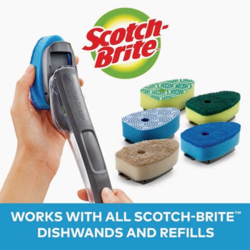 Scotch-Brite® Blue Non-Scratch Dishwand Perspective: back