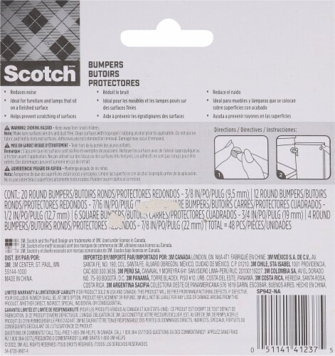Scotch™ Multi Shape Bumpers Perspective: back