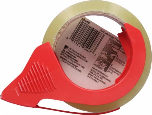 Scotch® Lightweight Shipping Packing Tape with Dispenser Perspective: back