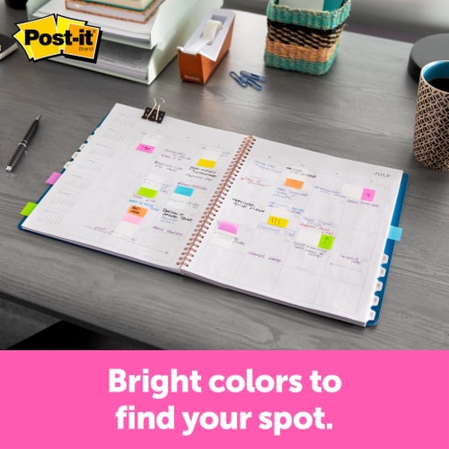 Post-it® Flags Combo Pack - Assorted Perspective: back