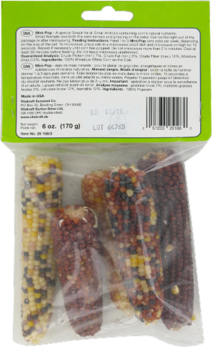 Vitakraft Small Animal Mini Popcorn Perspective: back