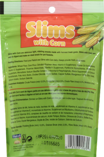 Vitakraft Rabbit Slims with Corn Perspective: back