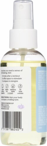 Aura Cacia® Peppermint Harvest Aromatherapy Mist Bottle Perspective: back